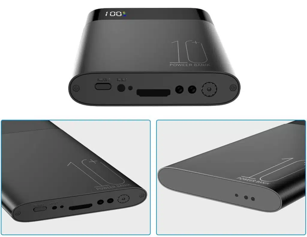 10 PLUS Power Bank Camera