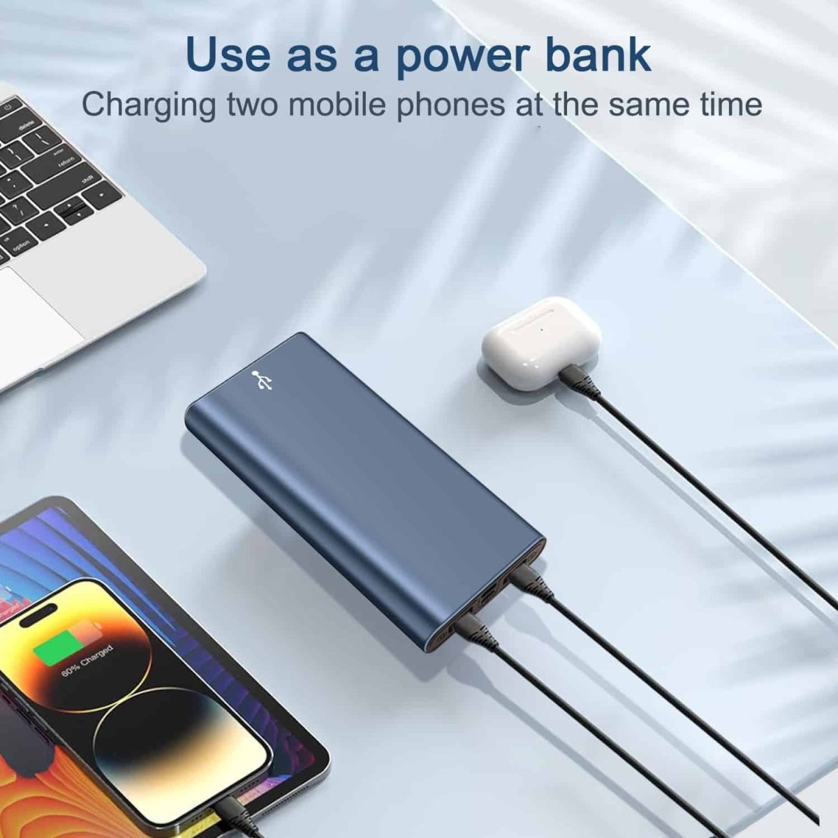 H8 2K HD Charging Power Bank Camera