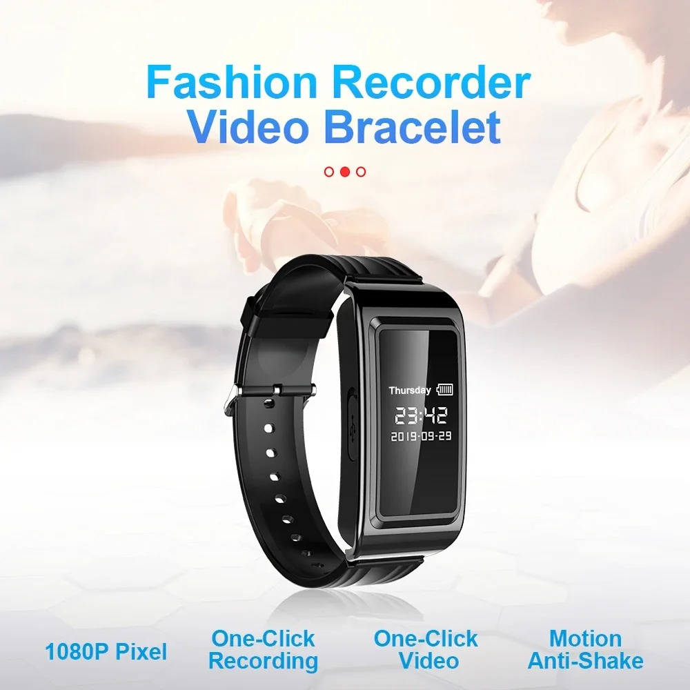 Mini Video Voice Recorder Camera Watch 1080P DV DVR