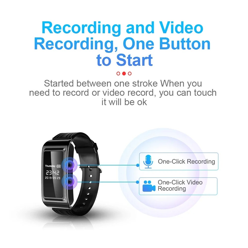 Mini Video Voice Recorder Camera Watch 1080P DV DVR