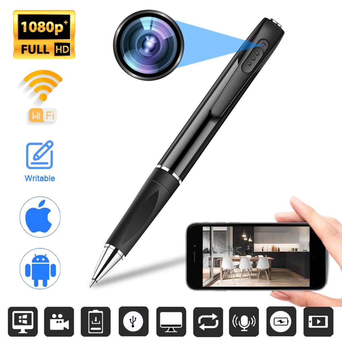 Wi-Fi Video Recording Pen