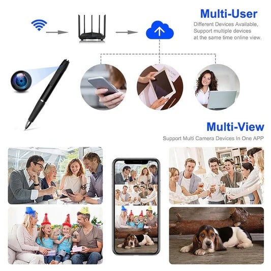 Wi-Fi Video Recording Pen