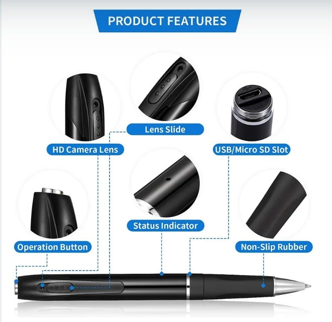 Wi-Fi Video Recording Pen