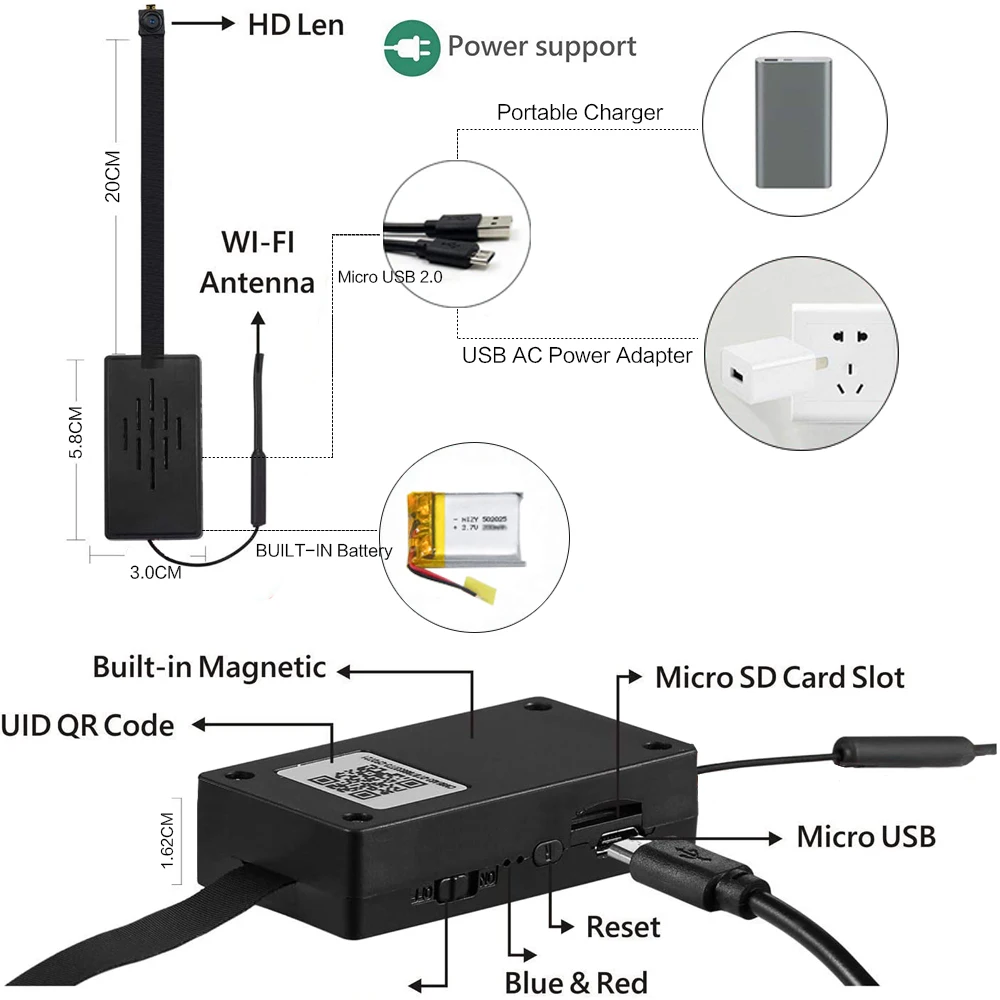 X5 Wireless Mini Hidden Camera