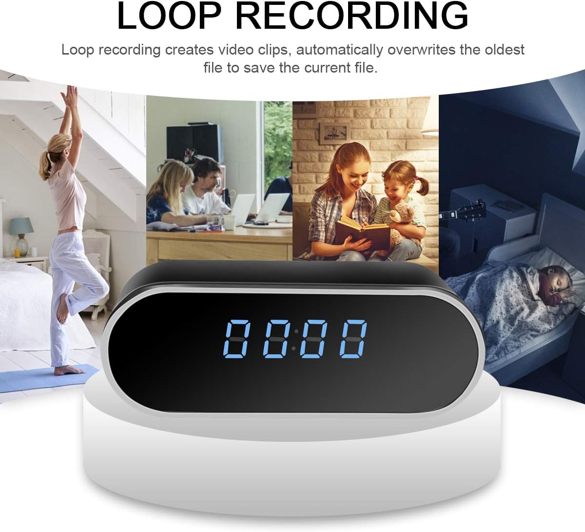 Xc2 1080P HD Hidden Camera Clock